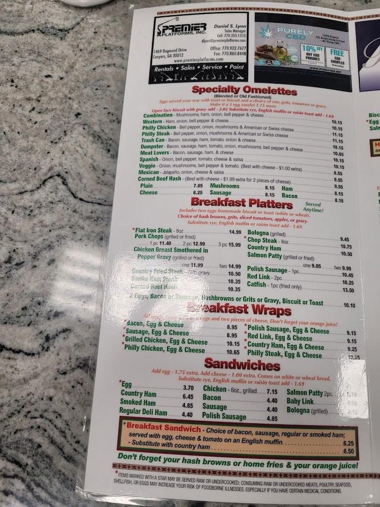 Betty's Home Cooking Menu image 1