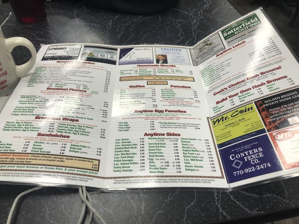 Betty's Home Cooking Menu image 2