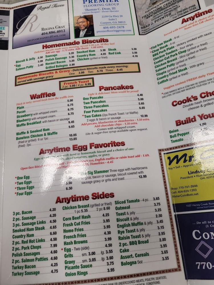 Betty's Home Cooking Menu image 4